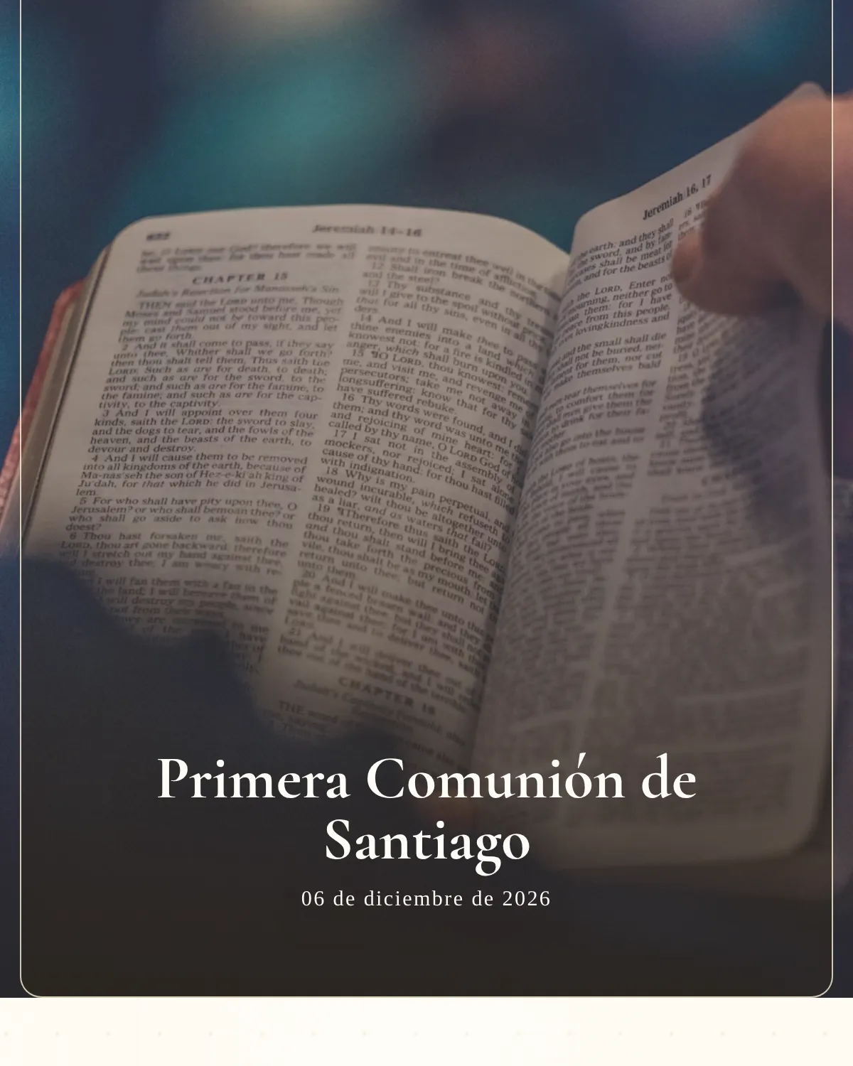 Vista previa de Primera Comunión Luz y Gracia